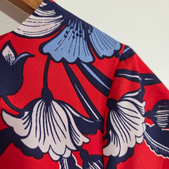 LIKE NEW J CREW FLORAL SHIFT DRESS SIZE 6 / SMALL - Picture 7 of 15